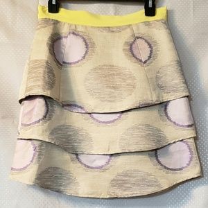 HUNTER DIXON TEMPLE SKIRT LAYERED SIZE 6 NWT